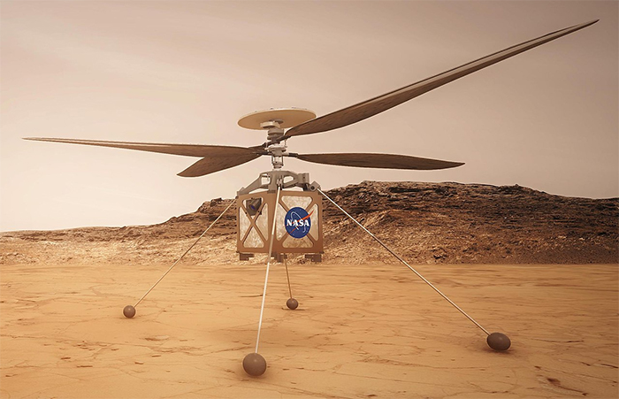 Dunia hari ini helikopter ini mengirimkan pesan dari mars ke bumi