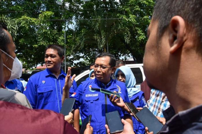 Moeldoko gugup demokrat masih pers terlihat sudah konferensi ahy